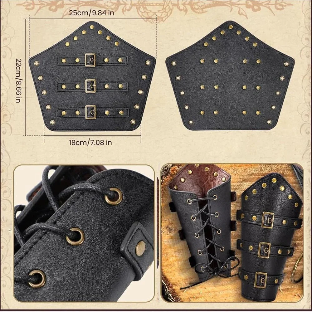 Renaissance Belt Pouch Leather Medieval Fanny Pack Waist Bag Costume Accessory